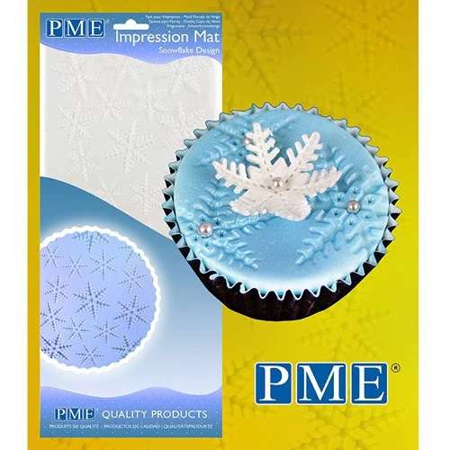 PME Snowflake Design Impression Mat